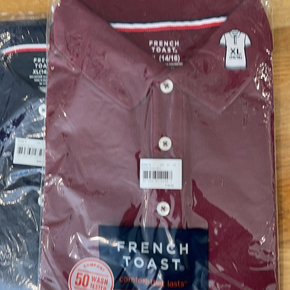 14/16 French toast polo bundle!! - Picture 4 of 7